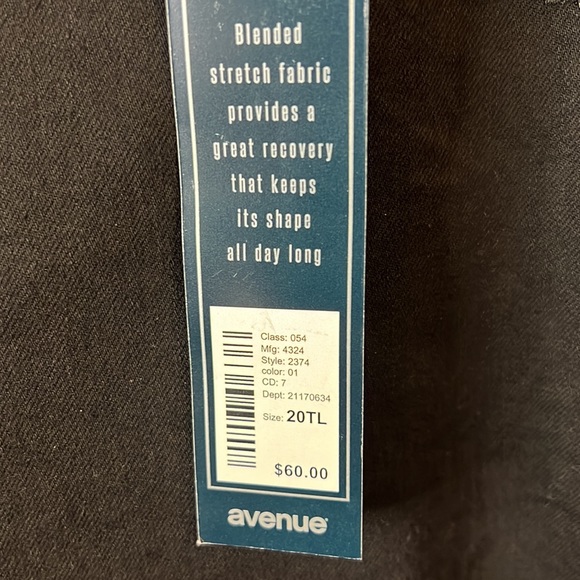 Avenue Jeans Straight Black 20T New - Picture 5 of 5